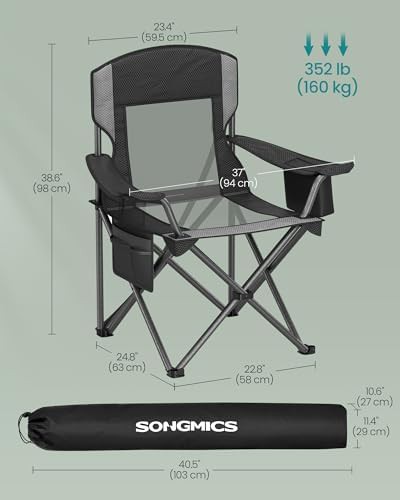 High Back Breathable Camping Chair — photo 3