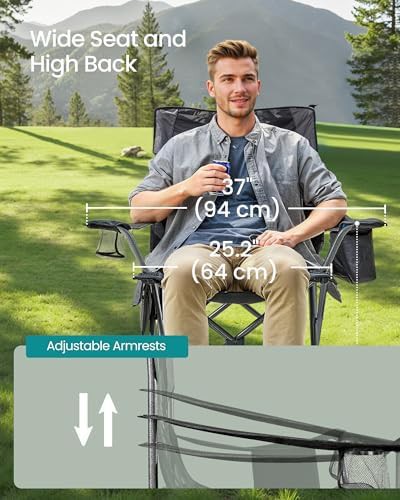 High Back Breathable Camping Chair — photo 4