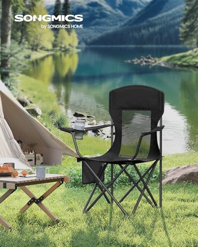 Breathable Mesh Camping Chairs Pair — photo 3