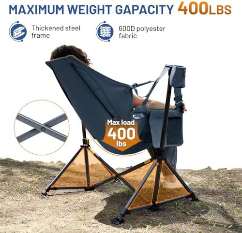 Hammock swinging chair oversized 400 lbs load — photo 4