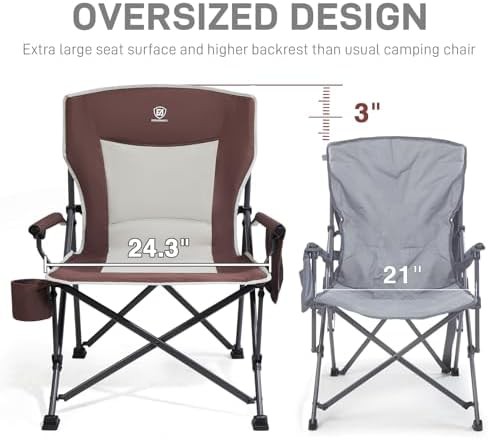 Red heavy duty lawn chair — photo 4