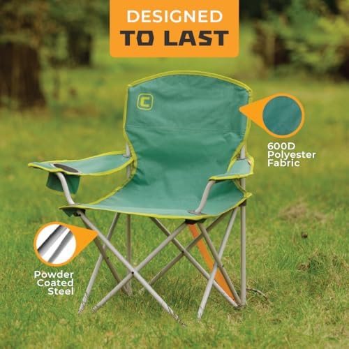 Green Youth Quad Chair with Cupholder — photo 5
