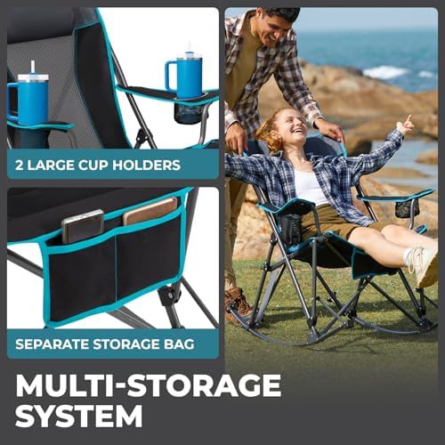 Rocking folding adult camping chair — photo 5