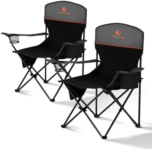 Folding adults lawn chair for camping outdoor