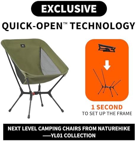 Heavy Duty Snap Frame Camping Chair — photo 3