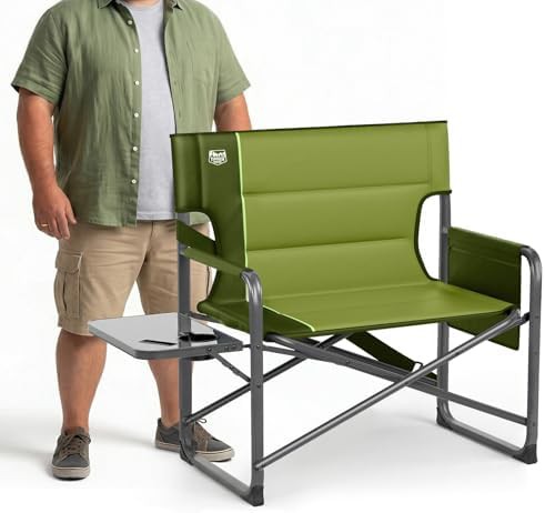 XXL director chair heavy duty padded green
