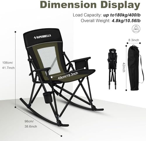 Portable outdoor rocking camping chair — photo 3