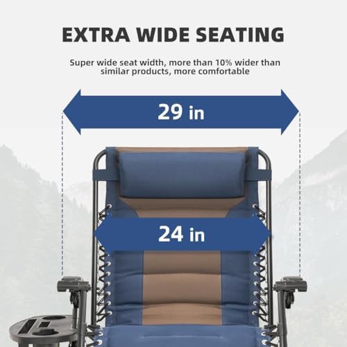 Zero Gravity Padded Reclining Lounge Chair — photo 4