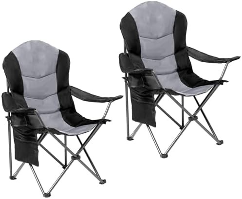 Padded High Back Chairs with Lumbar Support