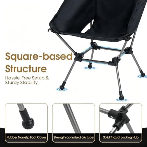 Roomy Portable Camping Chair Plus — photo 3