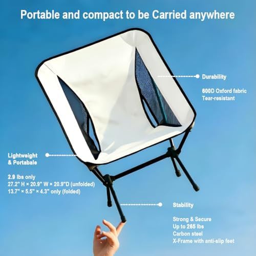 Compact Backpacking Folding Camping Chair — photo 3