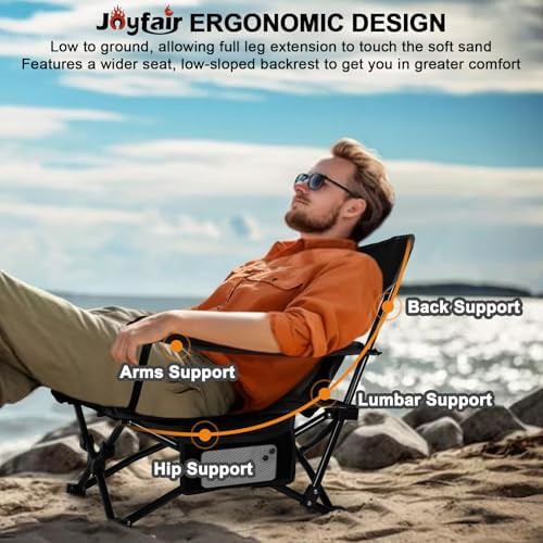 Black Beach Camping Chair Pair — photo 5
