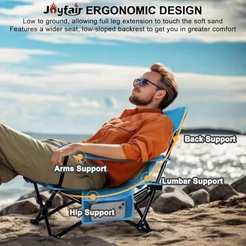 Blue Beach Camping Chair Pair — photo 5