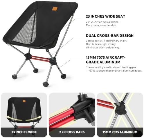 Ultralight Breathable Mesh Camping Chair — photo 4