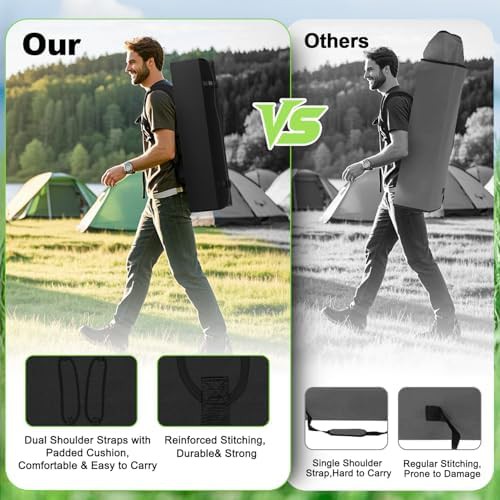 Black Oxford Canopy Camping Chair — photo 4