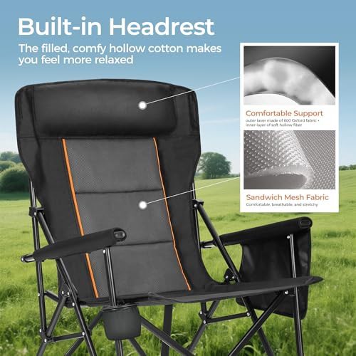 Heavy Duty 550 lbs Padded Chairs Pair — photo 5