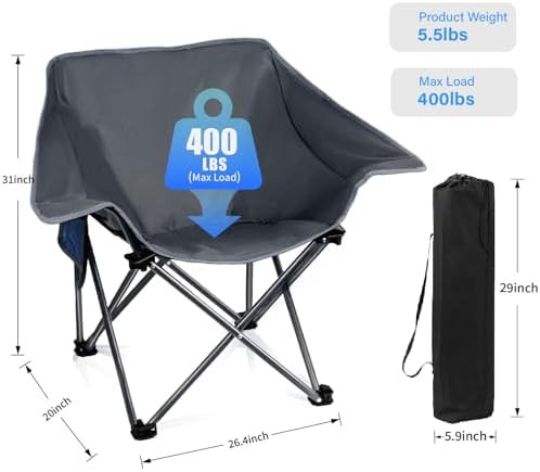 Black gray heavy duty sports chair — photo 3