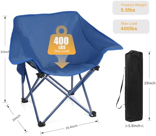 Portable collapsible outdoor folding sports chair — photo 3
