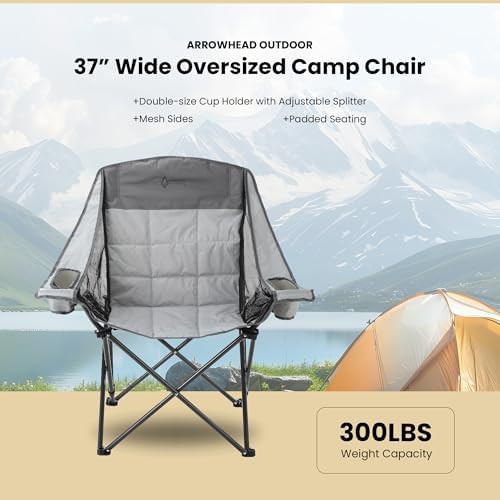 Oversized folding camp chair hunting — photo 4