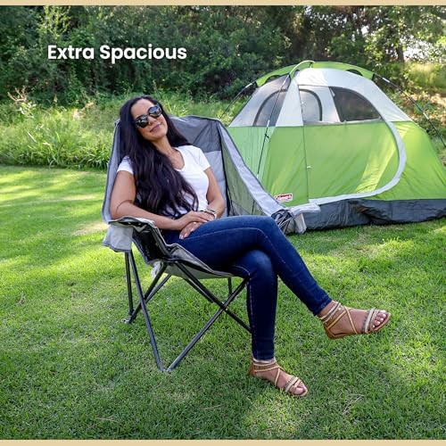Oversized folding camp chair hunting — photo 5