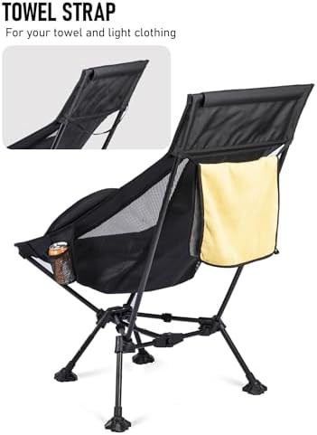 High Back Anti Sinking Folding Chair — photo 5