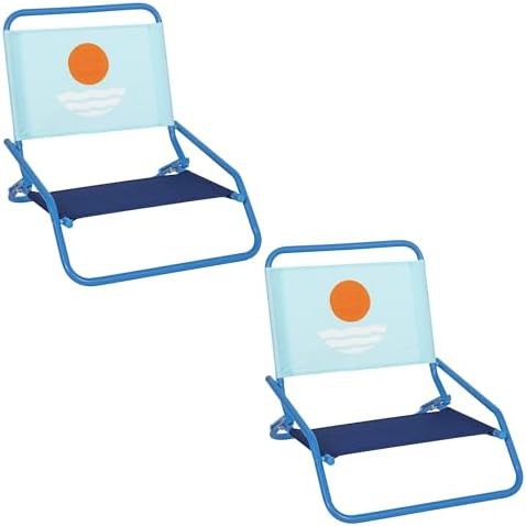Low Profile Steel Folding Beach Chairs