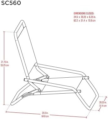 Low Profile Steel Folding Beach Chairs — photo 3