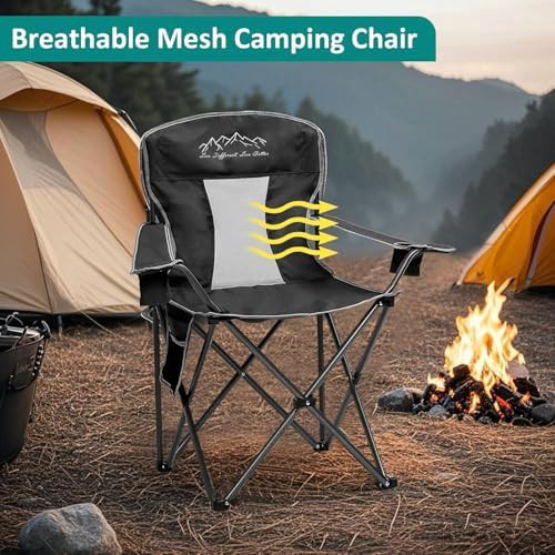 Two Pack Portable Mesh Folding Chairs — photo 5