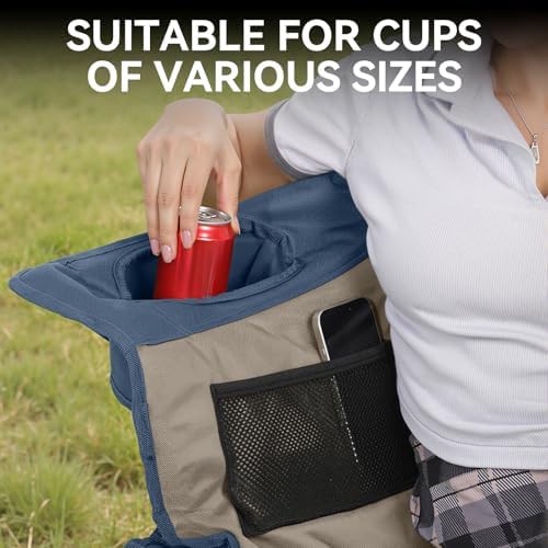 Blue oversized double camping chair for adults — photo 5