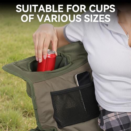 Green oversized double camping chair for adults — photo 5