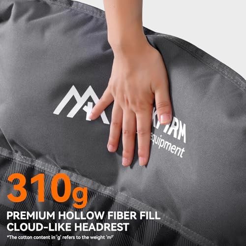 Grey padded high back two person camp chair — photo 5
