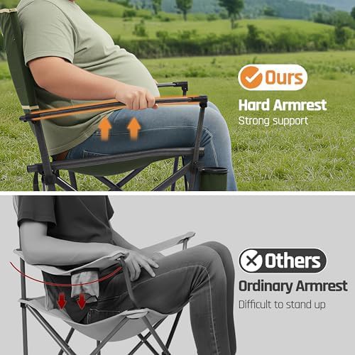 Heavy Duty Oversized Camping Chairs Four Pack — photo 5
