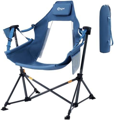 Blue Hammock Swinging Camping Chair