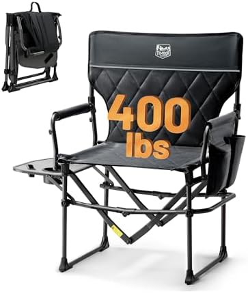Heavy duty portable director chair 400 lbs