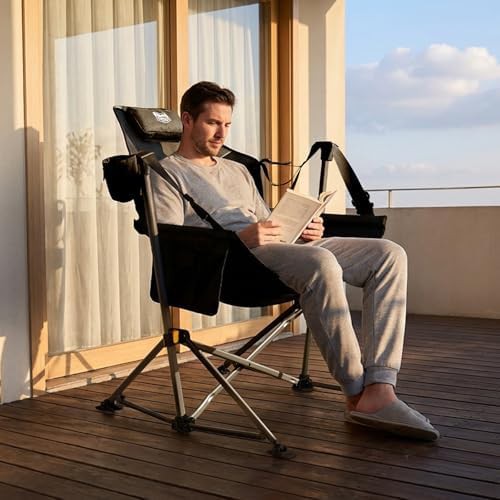 Portable oversized swinging hammock camping chair — photo 3