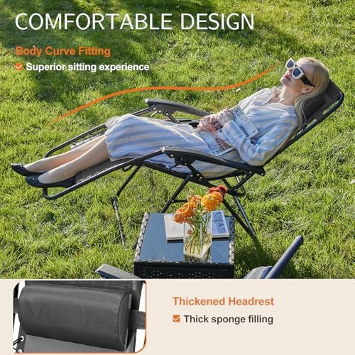 Black Zero Gravity Four Pack Recliners — photo 3