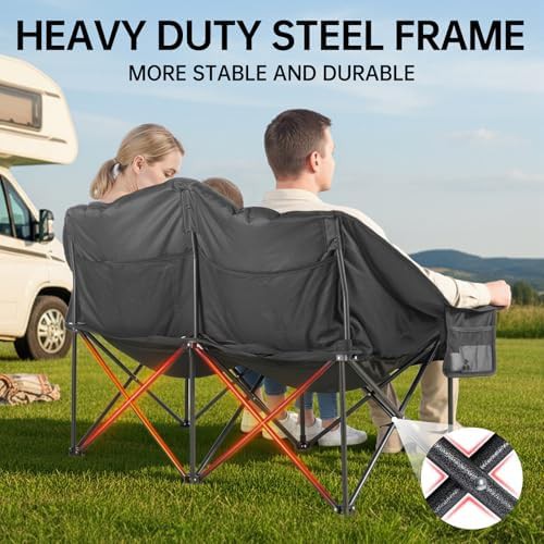 Double Camping Loveseat Oversized Chair — photo 3