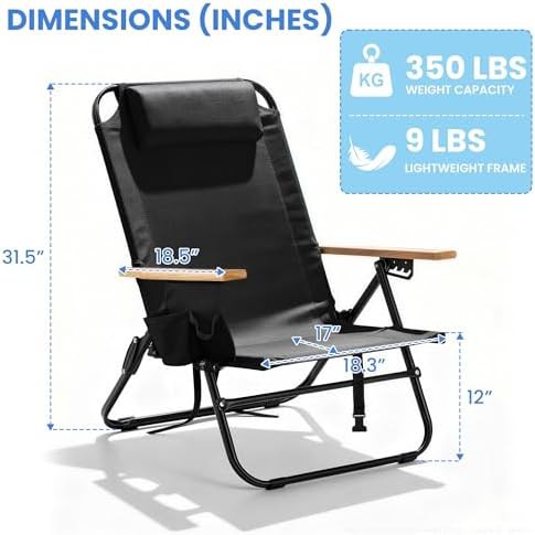 Black Reclining Chairs with Wooden Armrests 2 Pack — photo 3