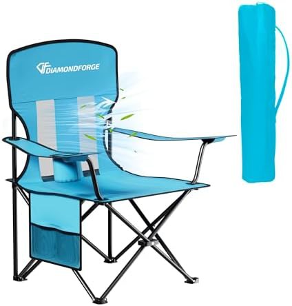 Blue High Back Breathable Mesh Chair