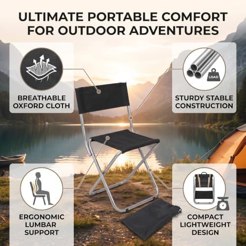 Lightweight aluminum and oxford fabric folding chair — photo 5