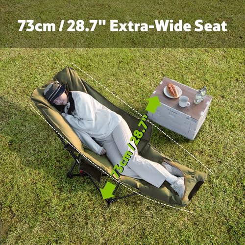 Seastar Reclining Padded Camp Chair Green — photo 5
