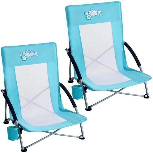 Bahama Bay Low Sand Chairs Pair
