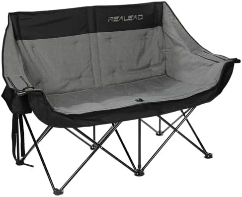Heavy Duty Double Camping Couch in Blue
