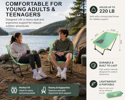 Lightweight Compact Backpacking Camp Chair — photo 4