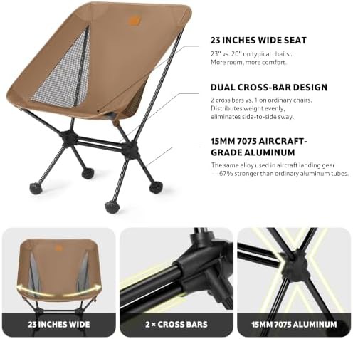 Ultralight Aluminum Frame Camping Chair — photo 4