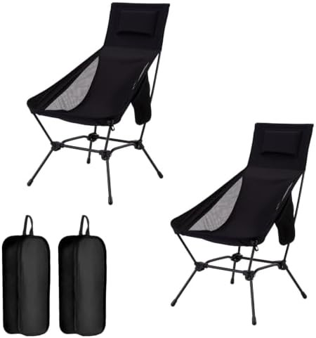 Two Pack High Back Adjustable Chairs