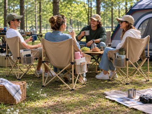 Portable outdoor folding chair four pack — photo 5