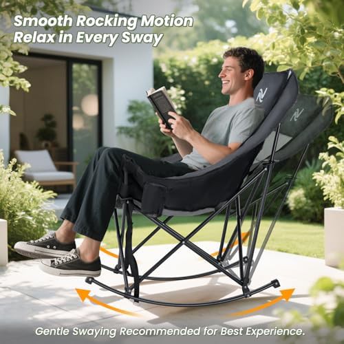 Heavy Duty Rocking Camping Chair — photo 3