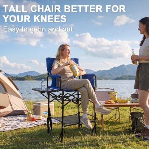 Extra tall blue director chairs two pack — photo 3