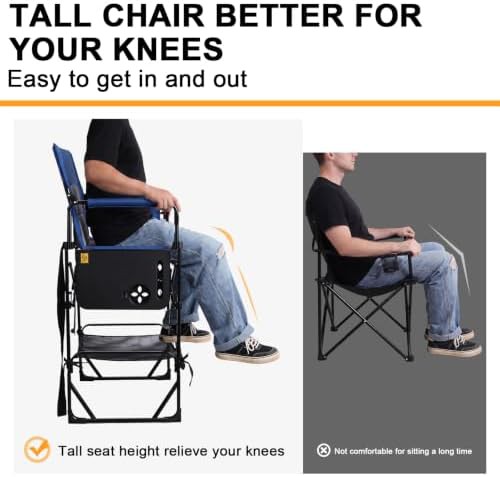 Extra tall blue director chairs two pack — photo 5